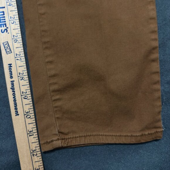 Pacsun Chino Pants Mens 31x32 Brown Los Angeles Skinny Casual Straight T themsto - Picture 9 of 16